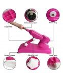 Hismith Upgrade Auto Thrusting Sex Machine Romantic Sex Toy - Color Rose Red