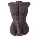 Male Body Torso Love Doll, 3D Realistic Sex Toy Doll with Big Dildo for Women