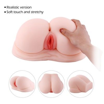 3D Big Ass Artificial Real Vagina Male Masturbator Pussy Ass Doll