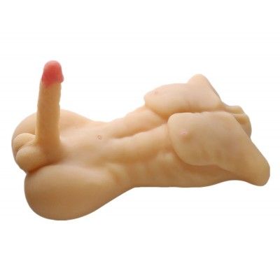 Full Solid Silicone Male Doll with Big Dildo, Sex Doll for Women or Men, Gay Sex Products
