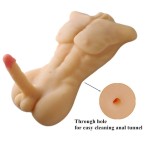 Full Solid Silicone Male Doll with Big Dildo Sex Doll for Women or Gay Sex Products