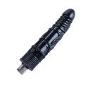 Black Masturbation Silicone Dildo For 3XLR Sex Machines