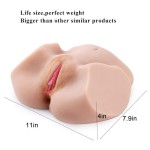 2.4 kg Life Size Pussy And Doll, Realistic Vagina And Ass For Male Masturbation