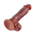 7.5"(19cm) Realistic Veiny Dildo, Double-layer Dong With Blood Vessel Painting, Suction Cup Based