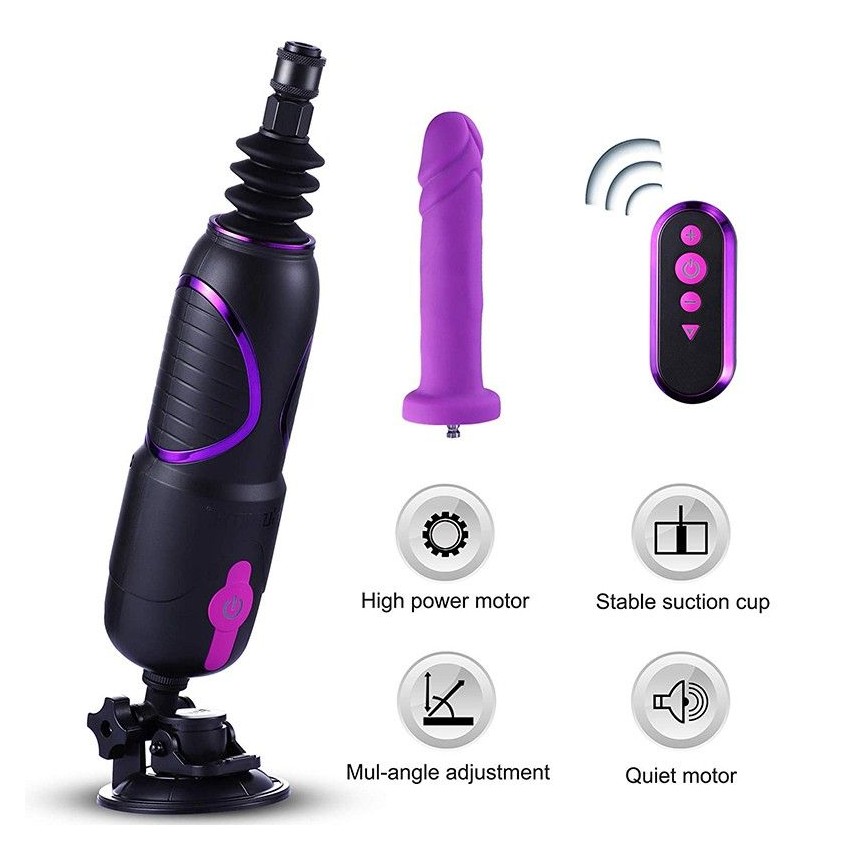 Hismith Pro Traveler, Portable Sex Machine With Remote Controller - KlicLok System