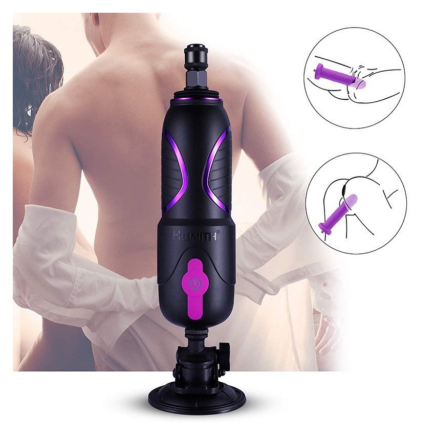 Hismith Pro Traveler, Portable Sex Machine With Remote Controller - KlicLok System
