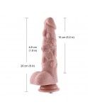8" (20 cm) Multi-Bumps Silicone Dildo for Hismith Sex Machines with KlicLok Connector