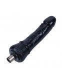 Black PVC Dildo With Realistic Surface Black PVC Dildo With Realistic Surface