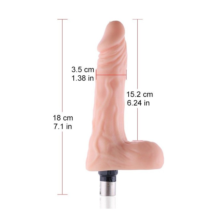 Hismith Sex Machine Flexible Dildo Attachments For A-02 A-06 Models