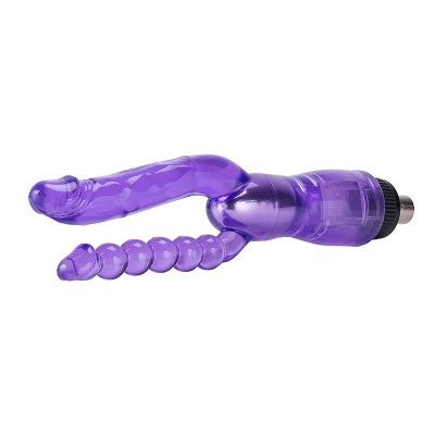 Double Dong Vaginal and Anal Realistic Dildo Masturbator Fpr Sex Machine Accessories