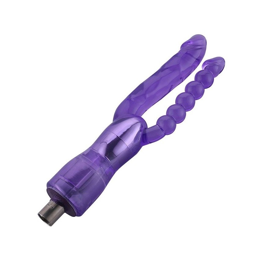 Double Dong Vaginal and Anal Realistic Dildo Masturbator Fpr Sex Machine Accessories
