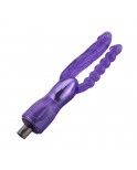 Double Penetration Dildo for Anal & Vaginal Sex with 3XLR Connector Double Penetration Dildo for Anal & Vaginal Sex with 3XLR Connector