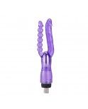 Double Penetration Dildo for Anal & Vaginal Sex with 3XLR Connector
