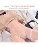 53lb (24kg) Lifesize Half Body Sex Doll, Sexy Lady with Vagina Auns and Breast, Realistic Silicone Sex Doll