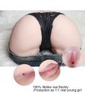 24 lb (11 kg) Lifelike Masturbator Sex Doll with Big Ass Tight Canals for Men Masturbation Vagina Anal Sex 