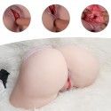 36 lb (15 kg) Dual-Channel Sex Doll,Realistic Vaginal, Male Masturbating,Silicone Sex Doll