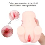 Handheld Lifelike Vagina with Suction and Vibration, Soft TPE Maturbator for Men Handheld Lifelike Vagina with Suction and Vibration, Soft TPE Maturbator for Men