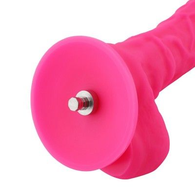 9" Rose Red  Realistic Silicone Dildo with KliclokConnector