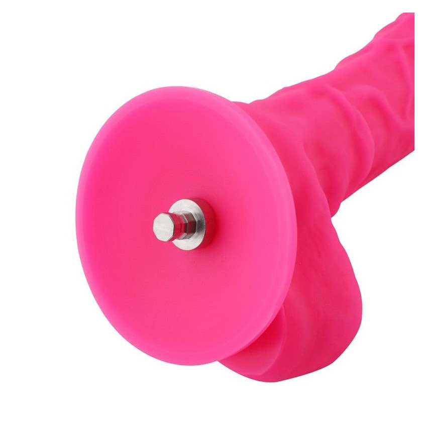 9" Rose Red  Realistic Silicone Dildo with KliclokConnector