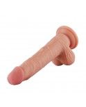 21 cm (8 in) Silicone Dual Layered Flesh Dildo for Hismith Sex Machine