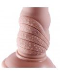 7 in Flesh Silicone Dildo for Anal Sex Beginners with KlicLok Connector