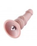 7 in Flesh Silicone Dildo for Anal Sex Beginners with KlicLok Connector