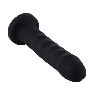 17 cm (6.7 in) Black Silicone Anal Dildo for Hismith Sex Machine