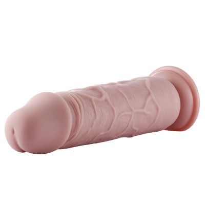 10" Huge Silicone Dildo with Lifelike Texture for KIliclok Fucking Machine