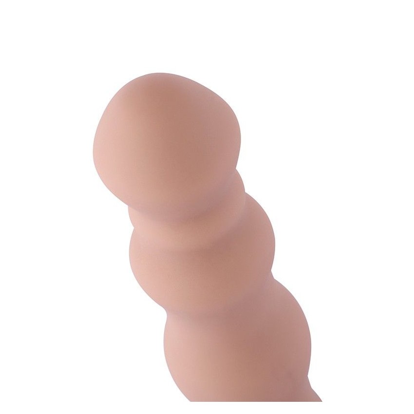 18 cm (7.1 in) Silicone Beaded Anal Dildo with Kliclok Connector