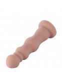 18 cm (7.1 in) Silicone Beaded Anal Dildo with Kliclok Connector