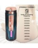 Thrusting Masturbation Cup with 9 Frequency Vibration for Hismith Premium Sex Machine with KlicLok System