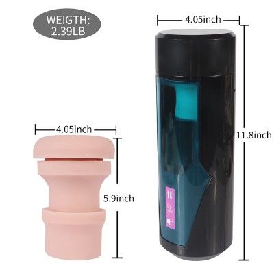 Thrusting Masturbation Cup with 9 Frequency Vibration for Hismith Premium Sex Machine with KlicLok System