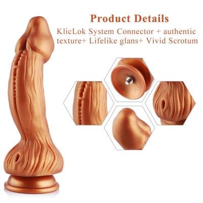 Hismith 9.45" Silicone Evil Dragon Dildo for Hismith Premium Sex Machine, Monster Series