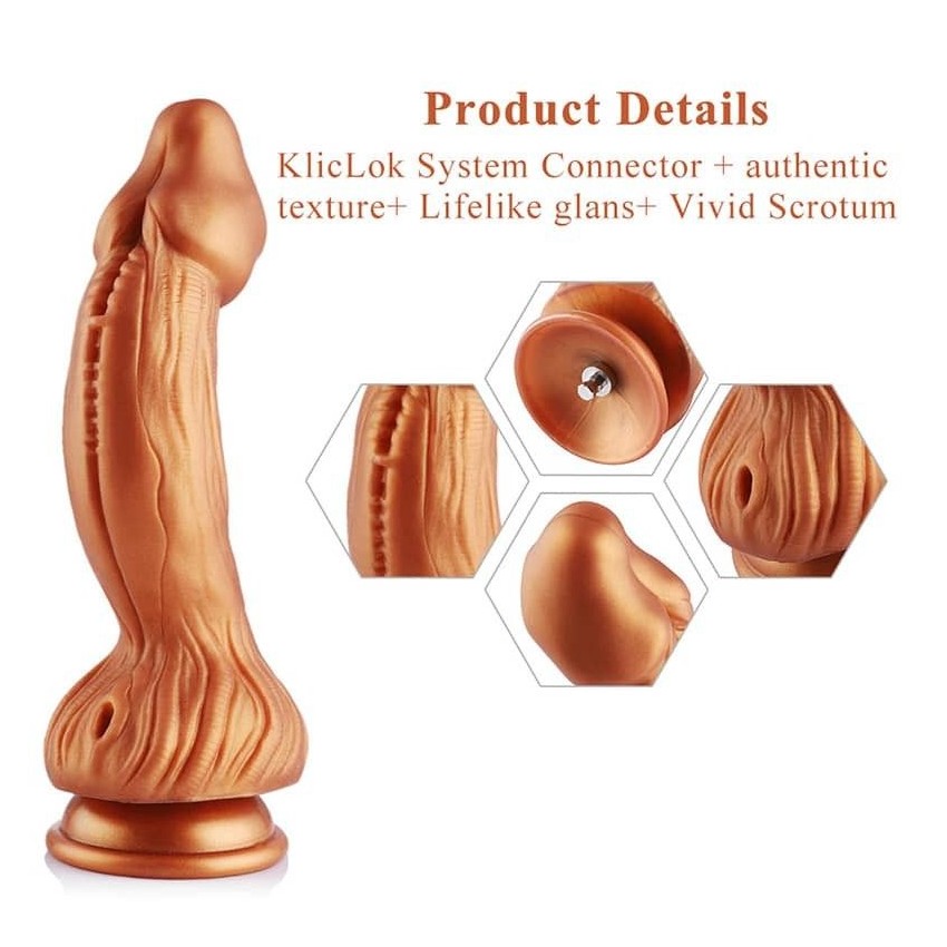 Hismith 9.45" Silicone Evil Dragon Dildo for Hismith Premium Sex Machine, Monster Series