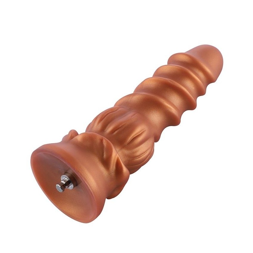 Hismith 8.46" Spiral Grain Silicone Dildo for Hismith Premium Sex Machine