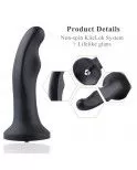 Hismith 7.08" P-Spot Silicone Anal Plug for Hismith Premium Sex Machine, Anal Toy