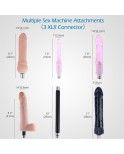 Discount Auxfun Basic Sex Machine Bundle for Women with 5 Dildos