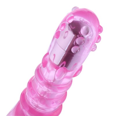 9"(23cm) TPE Vibrating Dildo, G-spot Stimulating Dong for Basic Sex Machines