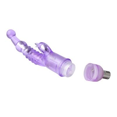 G-spot Vibrating Dildo with Clitoral Stimulation for 3XLR Basic Sex Machines