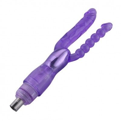 Double Penetration Vibrating Dildo for Hismith 3XLR Sex Machines