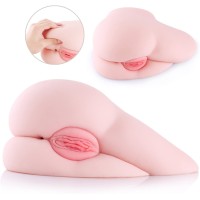 Male Masturbator Life Size Sex Toy, SINLOLI 3D Realistic Spoons Sex Position Pussy Anal Ass Doll for Male Masturbation