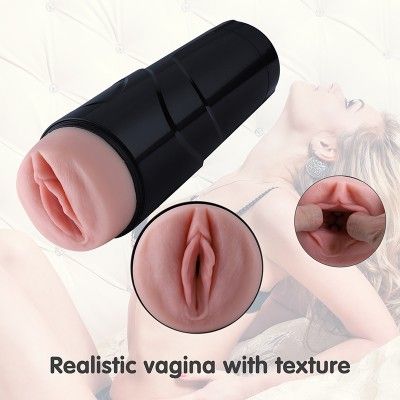 Hismith Rechargeable Male Masturbator for Sex Machine, 3-Speed and 7-Frequency Vibration Modes