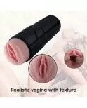 Hismith Rechargeable Male Masturbator for Sex Machine, 3-Speed and 7-Frequency Vibration Modes