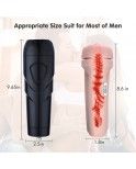 Hismith Rechargeable Male Masturbator for Sex Machine, 3-Speed and 7-Frequency Vibration Modes