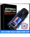 Hismith Rotating Masturbation Cup with KlicLok System, 10 Spinning Modes Massage Toys for Men, Premium Sex Machine Attachments