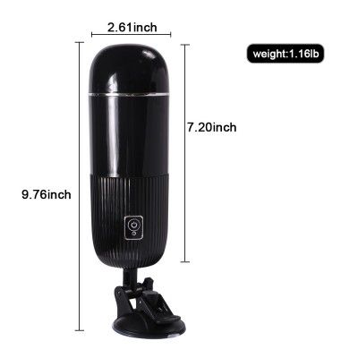 Hismith Rotating Masturbation Cup with KlicLok System, 10 Spinning Modes Massage Toys for Men, Premium Sex Machine Attachments