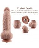 Hismith 9.25" Fat-boy Silicone Dildo with KlicLok System for Hismith Premium Sex Machine