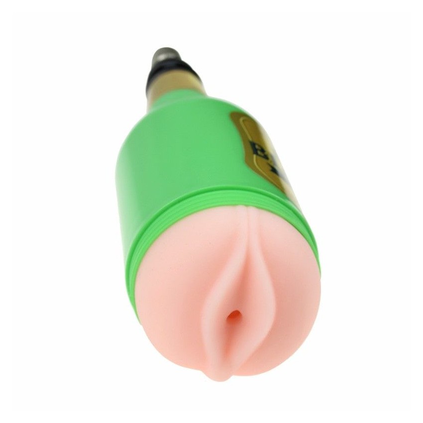 Green Beer Mug Masturbation Pussy Cup for Automatic Retractable Sex Machine