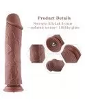 Hismith 11.4" Slightly Curved Silicone Dildo with KlicLok System for Hismith Premium Sex Machine