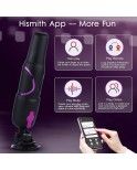 Hismith Pro Traveler 3.0 APP Controlled Sex Machine with Super Powerful Suction Mount for Male and Female